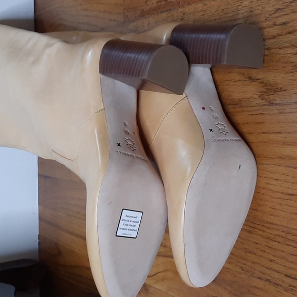 New Loeffler Randall Goldy Leather Boots In Yellow - Picture 11 of 14